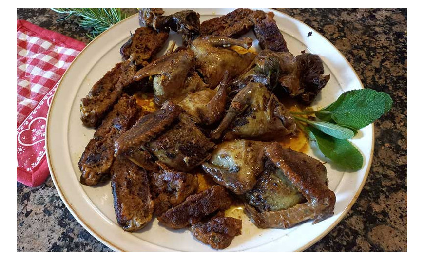 Piccione con “ripieno”